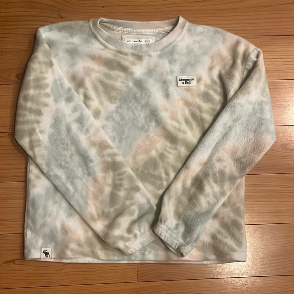 3/$20 Abercrombie kids, thin, soft, fleece long sleeve shirt